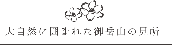 大自然に囲まれた御岳山の見所